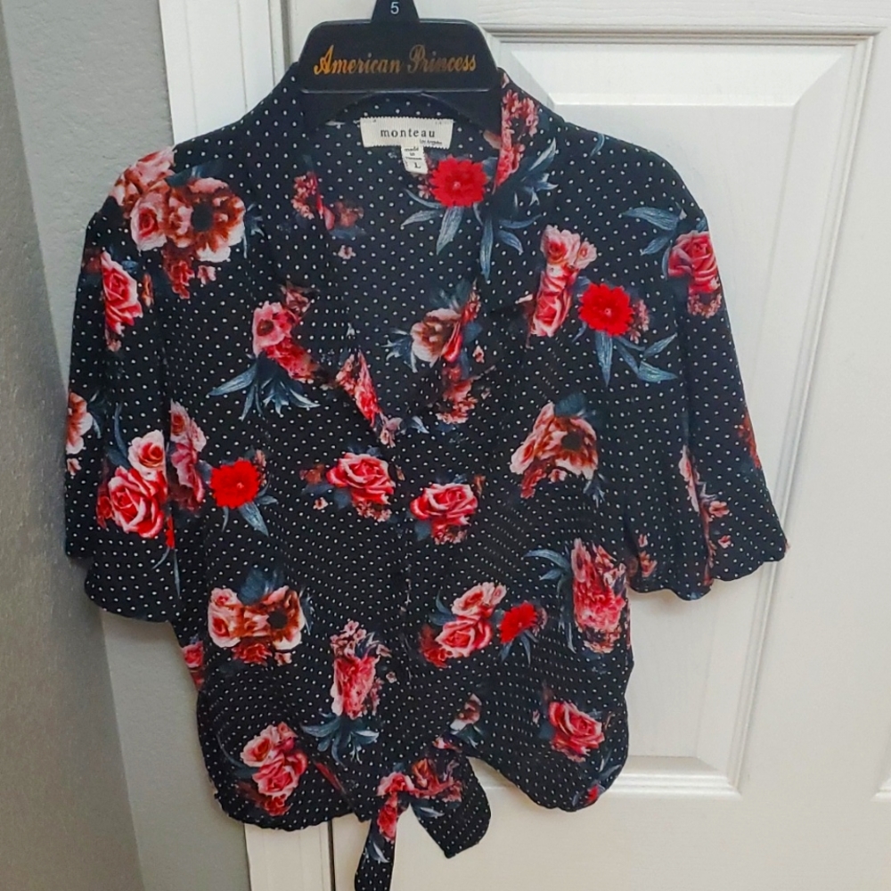 Monteau flower shirt